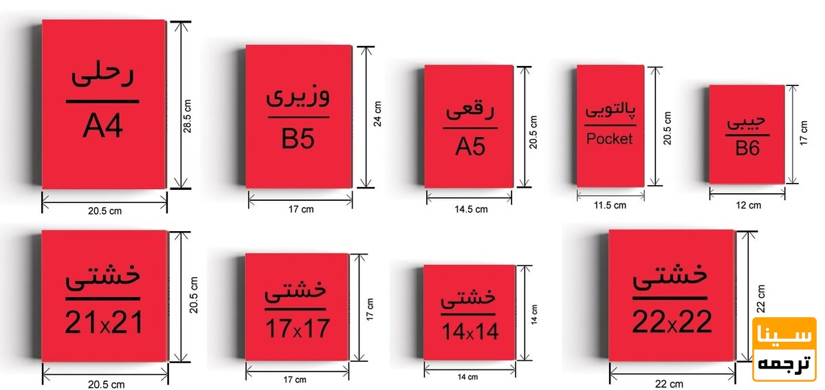 چه قطعی برای تبدیل پایان نامه به کتاب مناسب میباشد؟