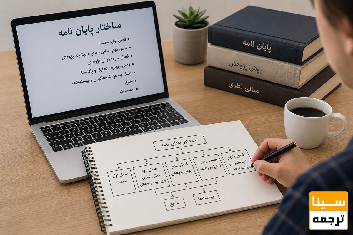  ساختار پایان نامه