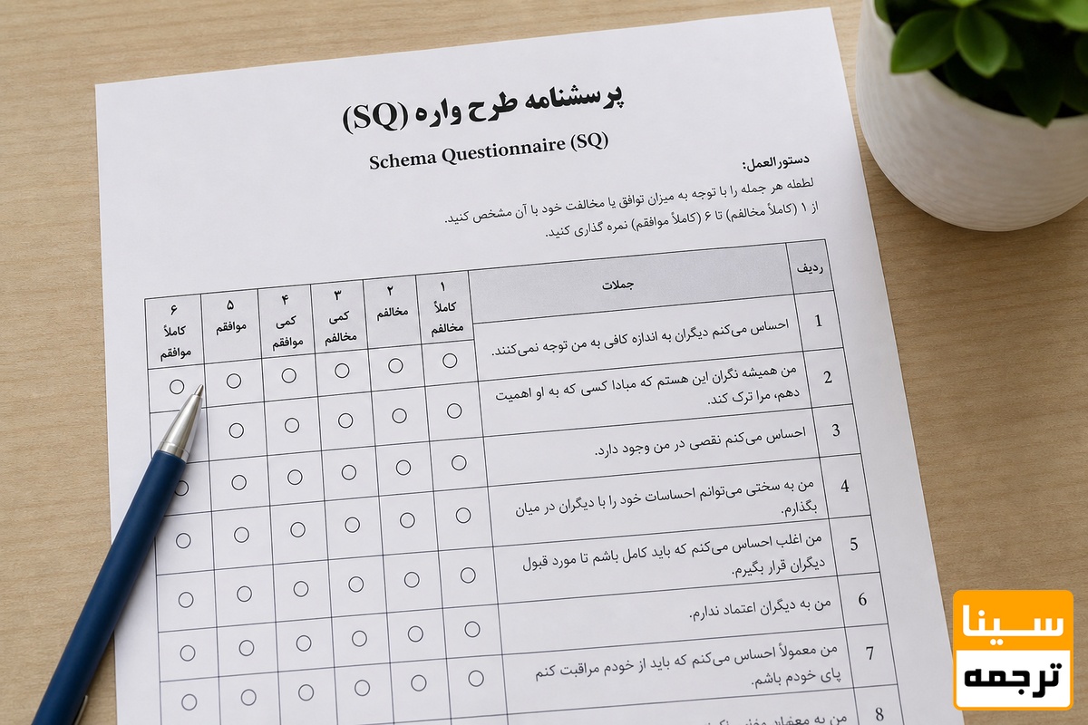 پرسشنامه طرح واره (SQ)