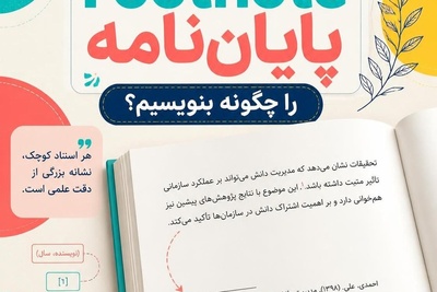 بخش Footnote پایان نامه  را چگونه بنویسیم؟