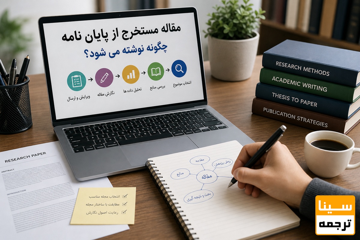 مقاله مستخرج از پایان نامه چگونه نوشته می شود؟