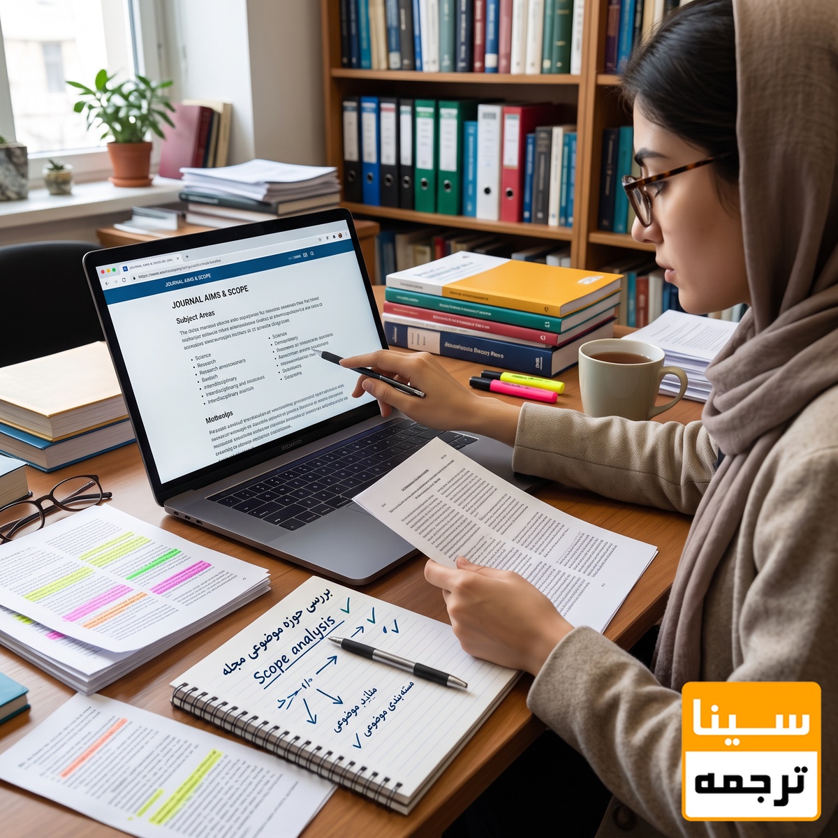 بررسی حوزه موضوعی و Scope مجله