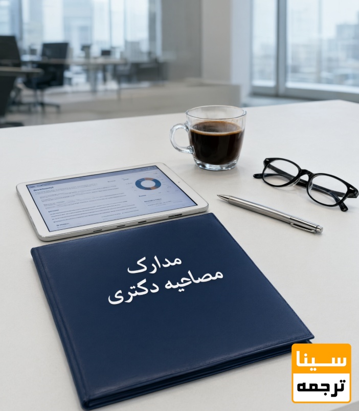 مدارک مصاحبه دکتری