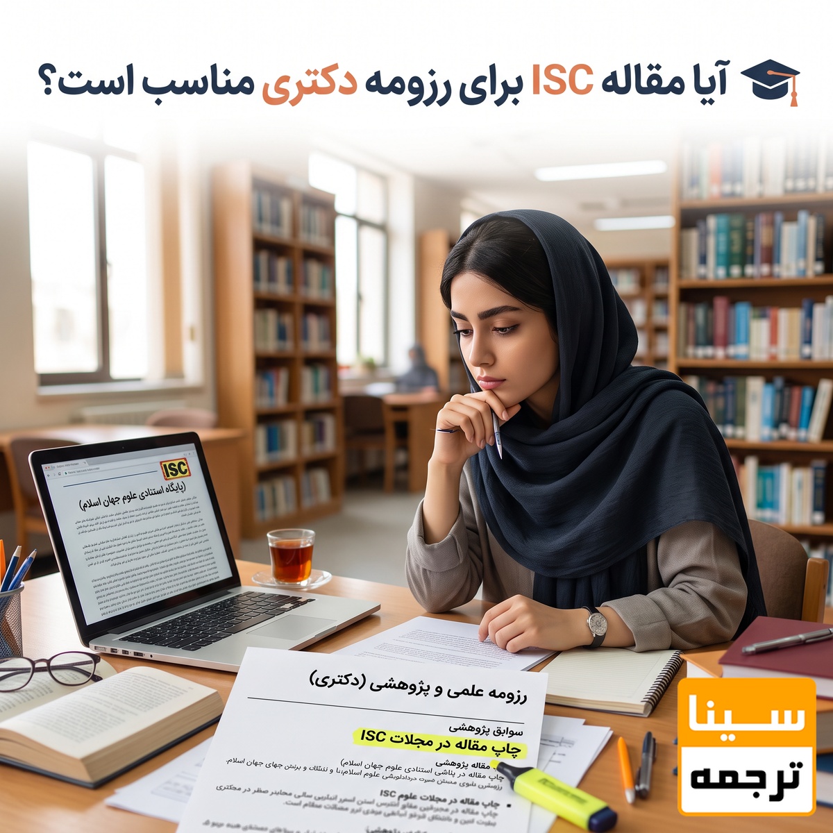 آیا مقاله ISC برای رزومه دکتری مناسب است؟