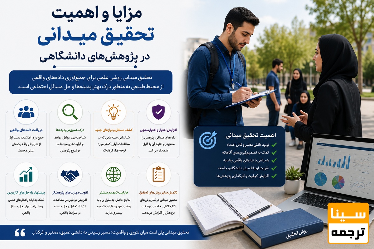 مزایا و اهمیت تحقیق میدانی در پژوهشهای دانشگاهی