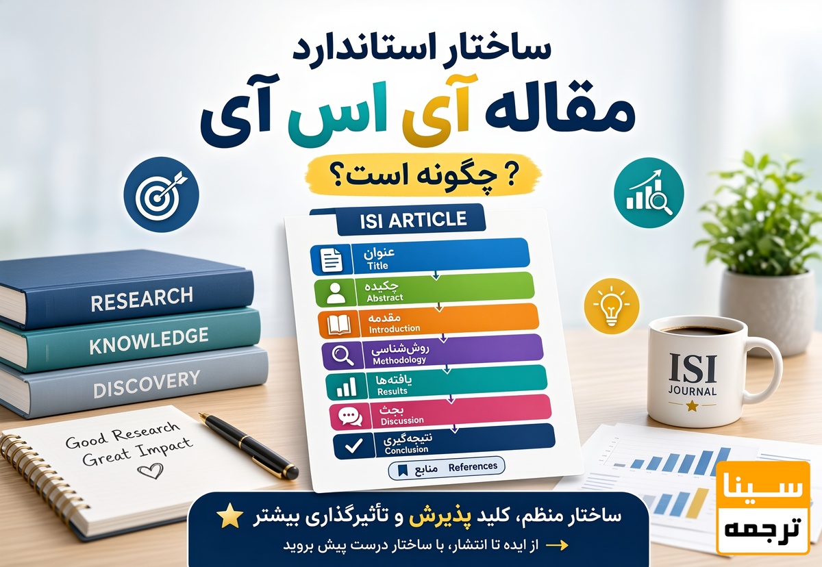 ساختار استاندارد مقاله آی اس آی