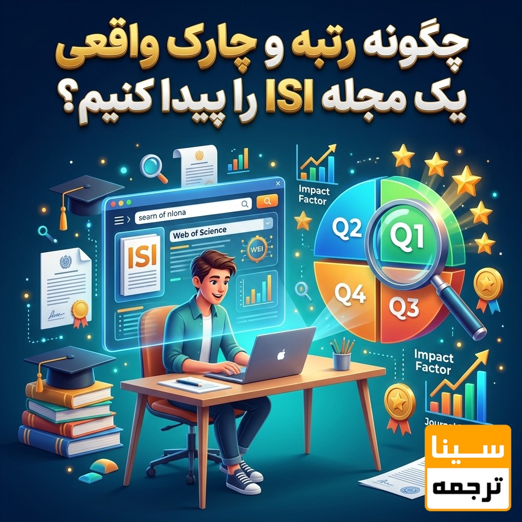 چگونه رتبه و چارک واقعی یک مجله ISI را پیدا کنیم؟