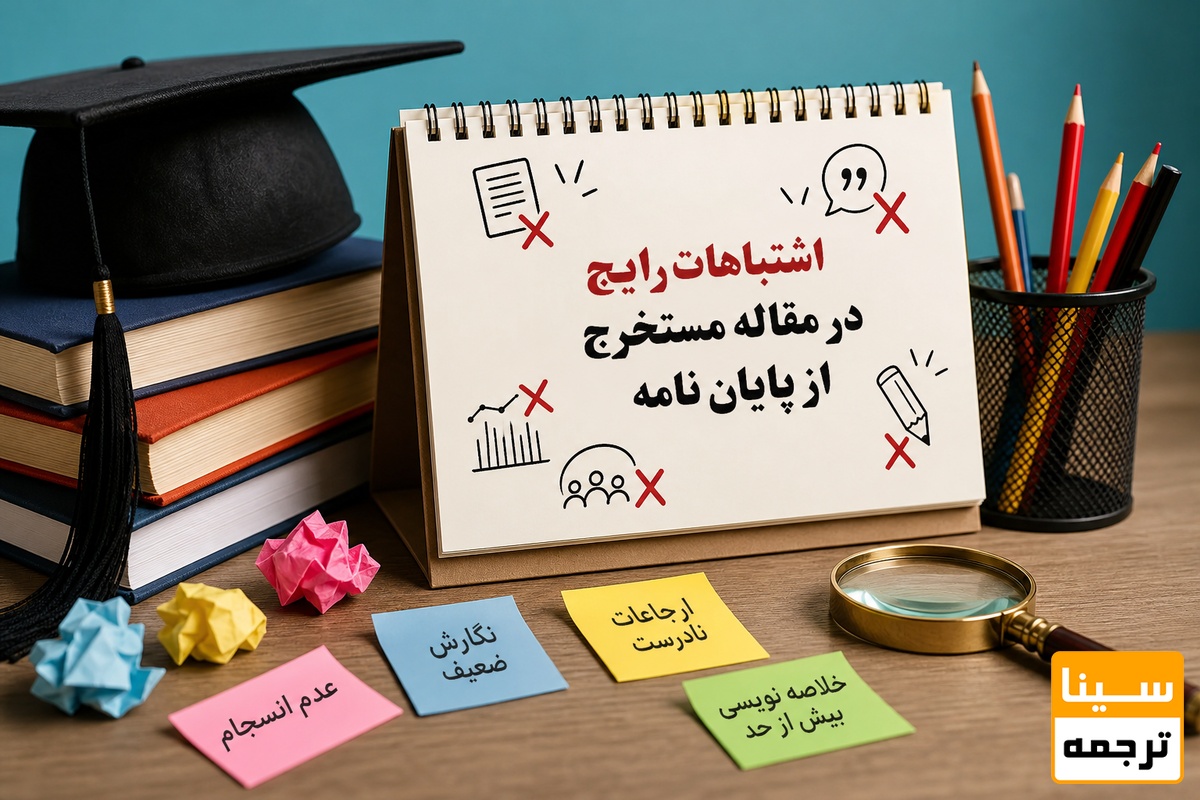 اشتباهات رایج در مقاله