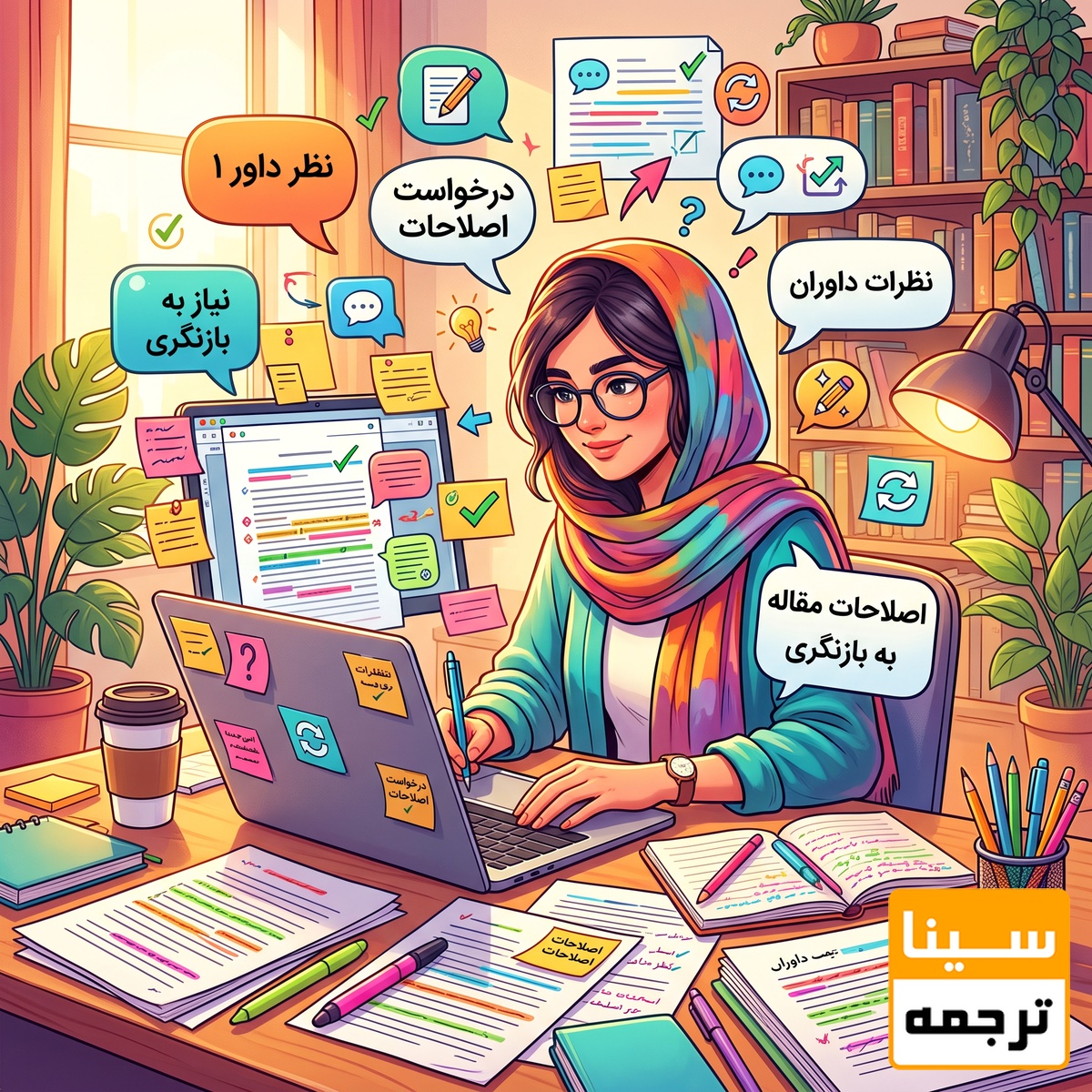 دریافت نظر داوران و درخواست اصلاحات