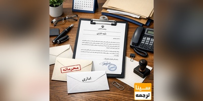 دانلود نمونه نامه اداری