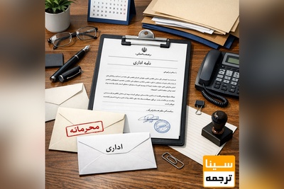 دانلود نمونه نامه اداری