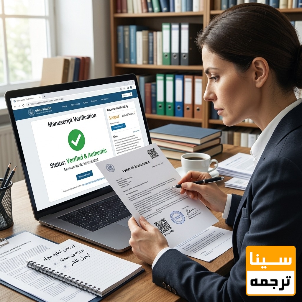 چگونه از اعتبار و اصالت نامه پذیرش مقاله اطمینان حاصل کنیم؟