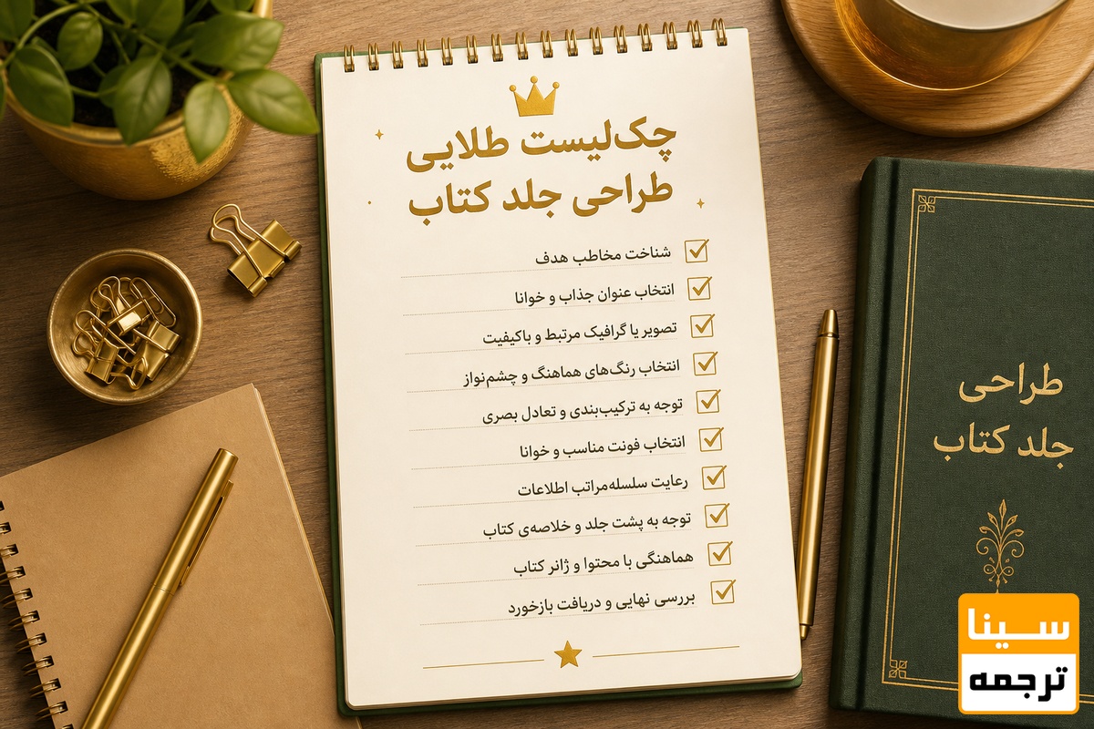 چک‌لیست طلایی طراحی جلد کتاب