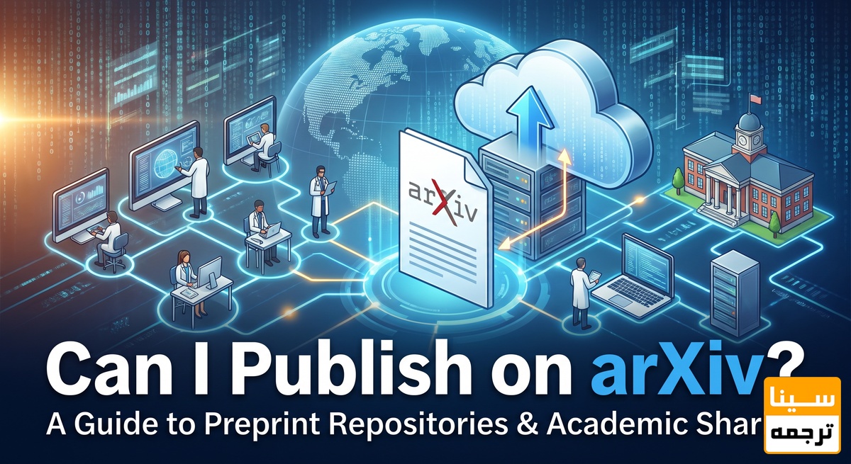  آیا می‌توان مقاله را در arXiv منتشر کرد؟