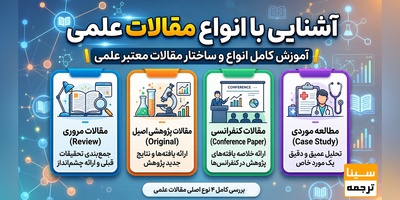 آشنایی با انواع مقالات علمی