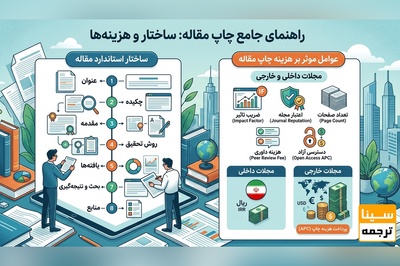 ساختار استاندارد مقاله و عوامل موثر بر هزینه چاپ مقاله در مجلات داخلی و خارجی