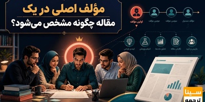 مولف اصلی در یک مقاله چگونه مشخص می شود