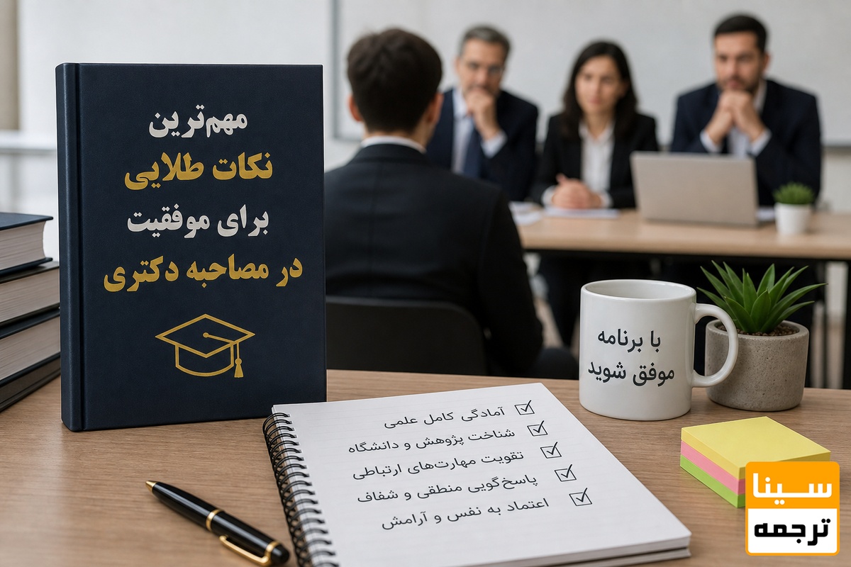 نکات طلایی برای موفقیت در مصاحبه دکتری