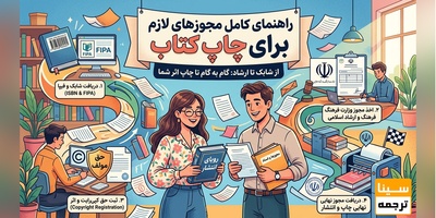 مجوزهای لازم برای چاپ کتاب