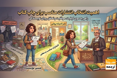 اهمیت انتخاب انتشارات مناسب برای چاپ کتاب