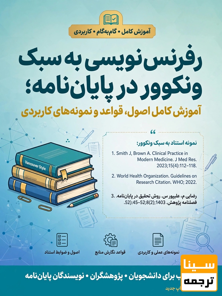 چرا رفرنسنویسی به سبک ونکوور در پایاننامه اهمیت دارد؟