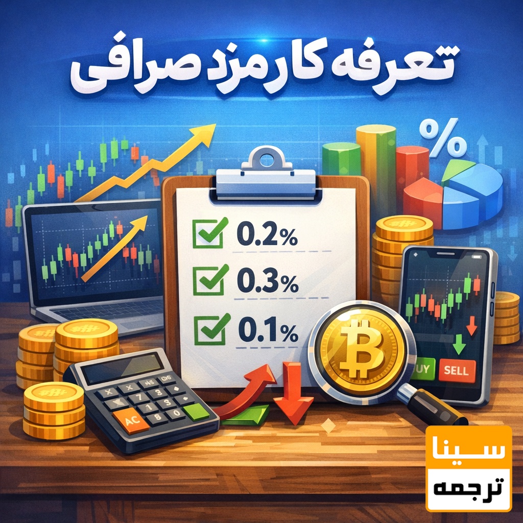 تعرفه کارمزد صرافی