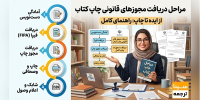 مراحل دریافت مجوزهای قانونی چاپ کتاب